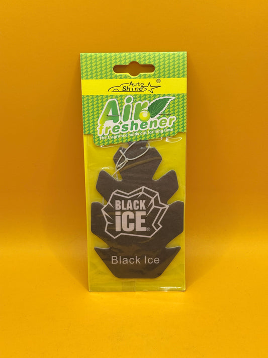 Auto Shine Black Ice Hanging Car Air Freshener
