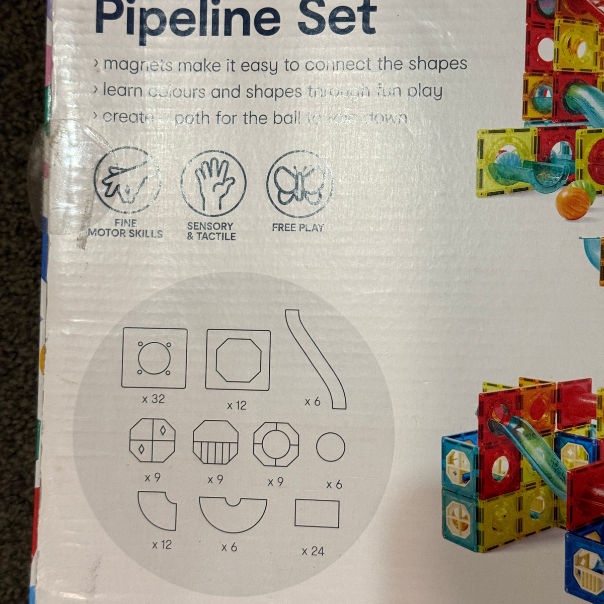 Anko Magnetic Mega Pipeline Set 125 Piece