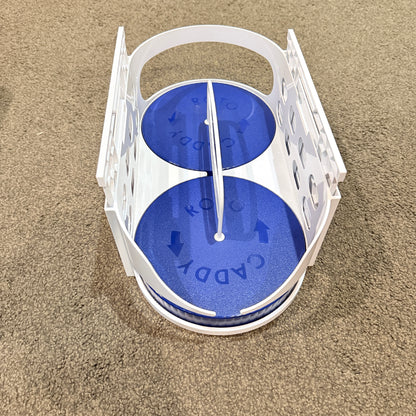 Roto-Caddy Swivel Cupboard Organiser White and Blue