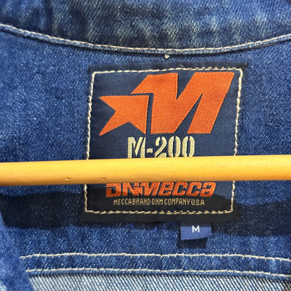 M-200 DNMecca Branded Denim Jacket Blue Size M