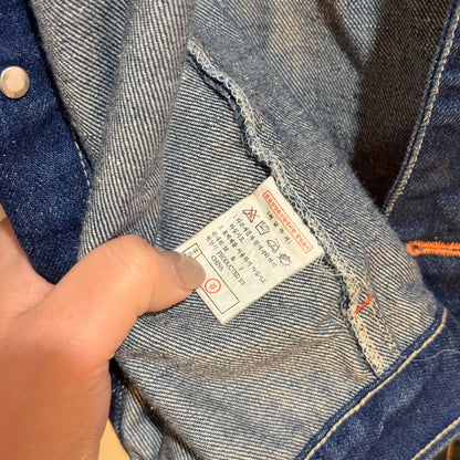 M-200 DNMecca Branded Denim Jacket Blue Size M