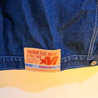 M-200 DNMecca Branded Denim Jacket Blue Size M