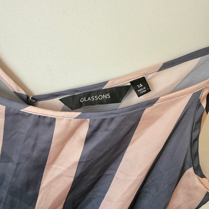 Glassons Stripe Cami Size 14