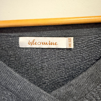 Isle of Mine Charcoal Knit Jumper One Size