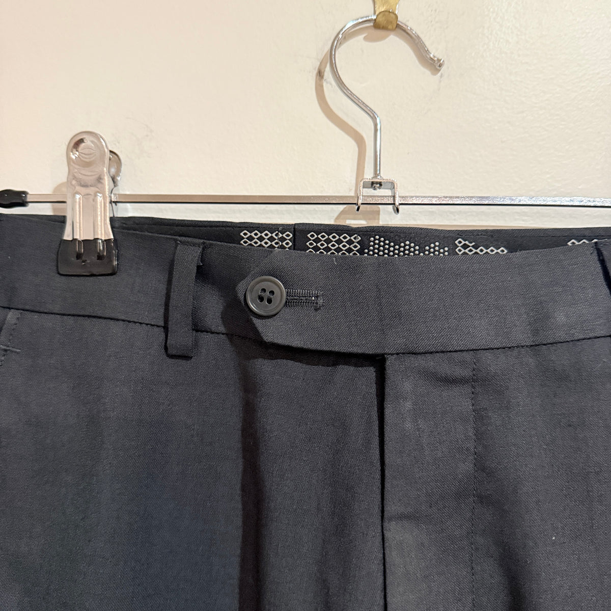 Navy Tailored Trousers - 80cm waist