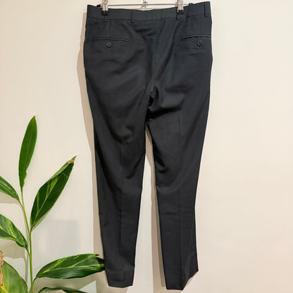 Navy Tailored Trousers - 80cm waist