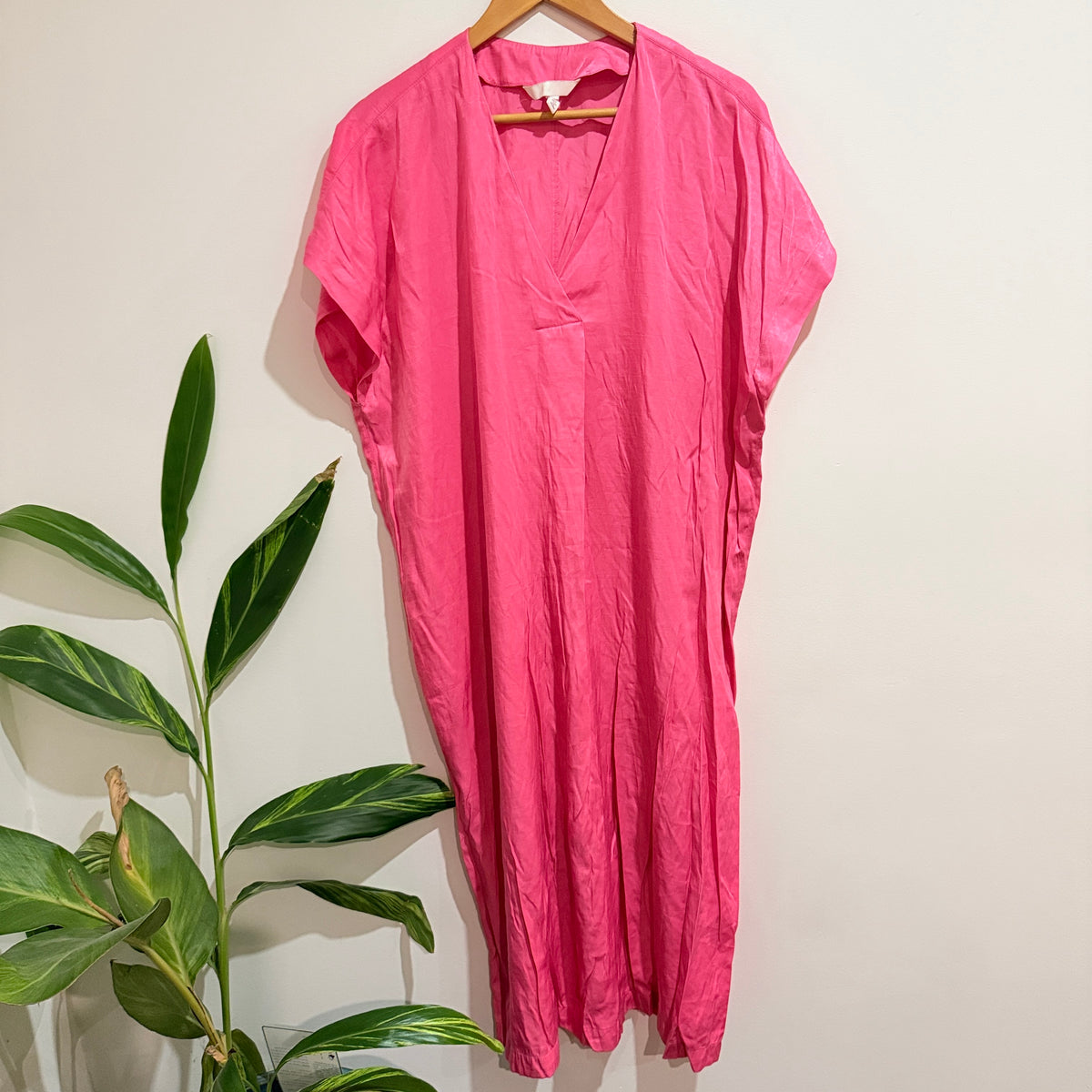 H&M Pink Kaftan Dress Size S