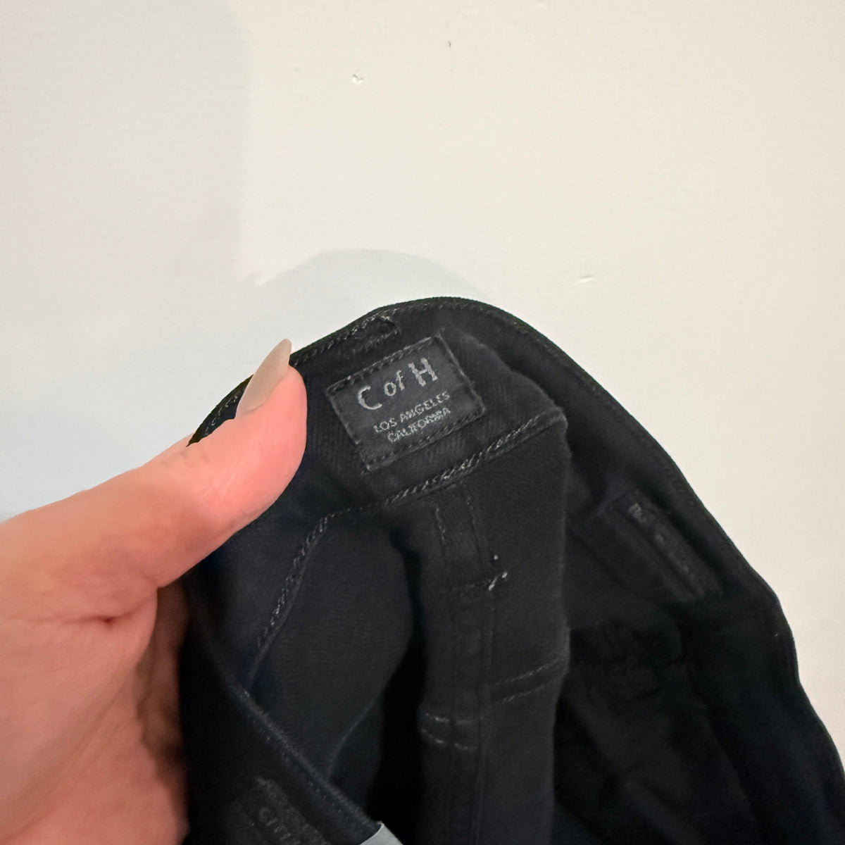 Citizens of Humanity Black Elsa Slim Crop Jeans Size 26