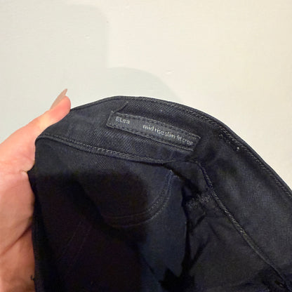 Citizens of Humanity Black Elsa Slim Crop Jeans Size 26
