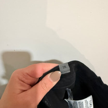 Citizens of Humanity Black Elsa Slim Crop Jeans Size 26
