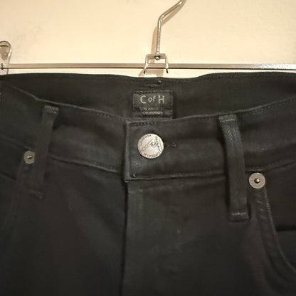 Citizens of Humanity Black Elsa Slim Crop Jeans Size 26