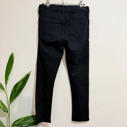 Citizens of Humanity Black Elsa Slim Crop Jeans Size 26