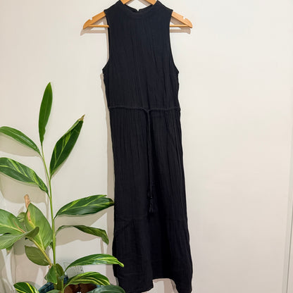 Anko Black Cotton Sleeveless Dress Size 6