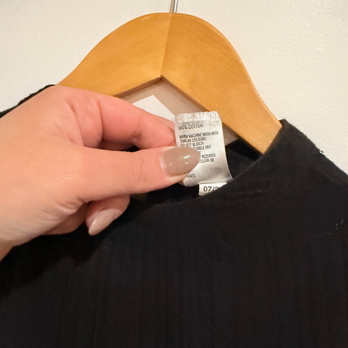 Anko Black Cotton Sleeveless Dress Size 6
