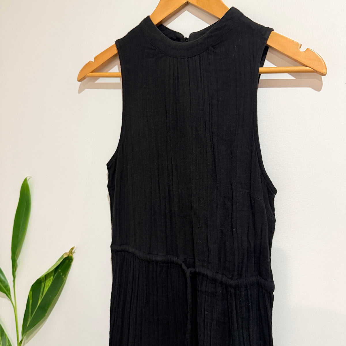 Anko Black Cotton Sleeveless Dress Size 6