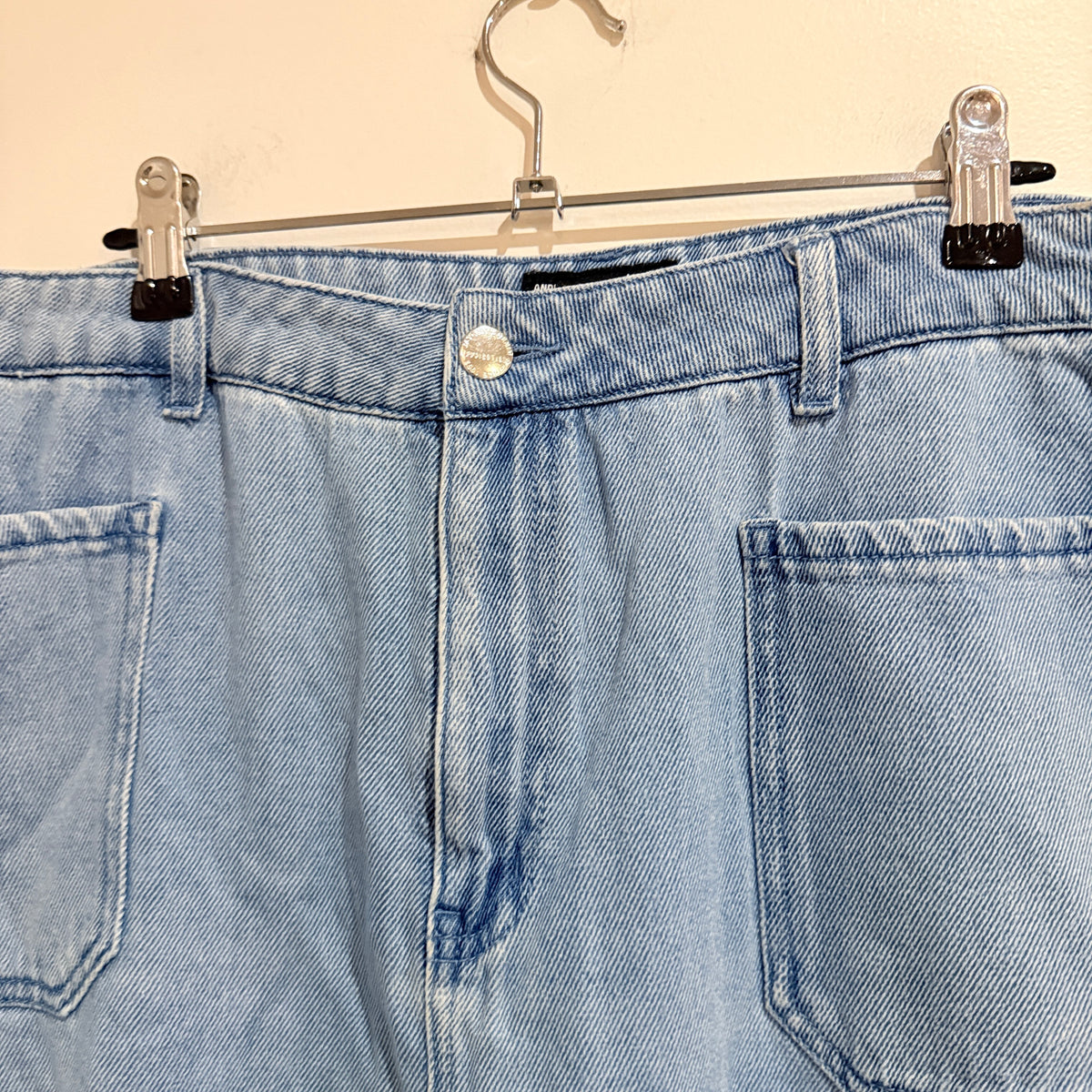 Jay Jays Light Blue Wide Leg Crop Jeans Size 16