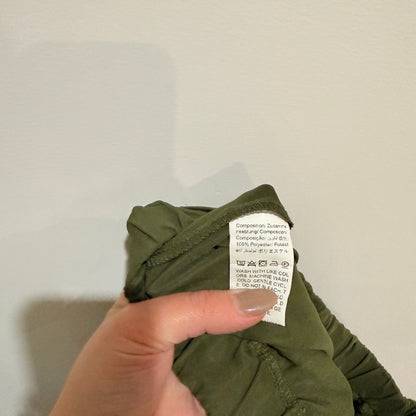 SHEIN Olive Green Cargo Parachute Pants Size S