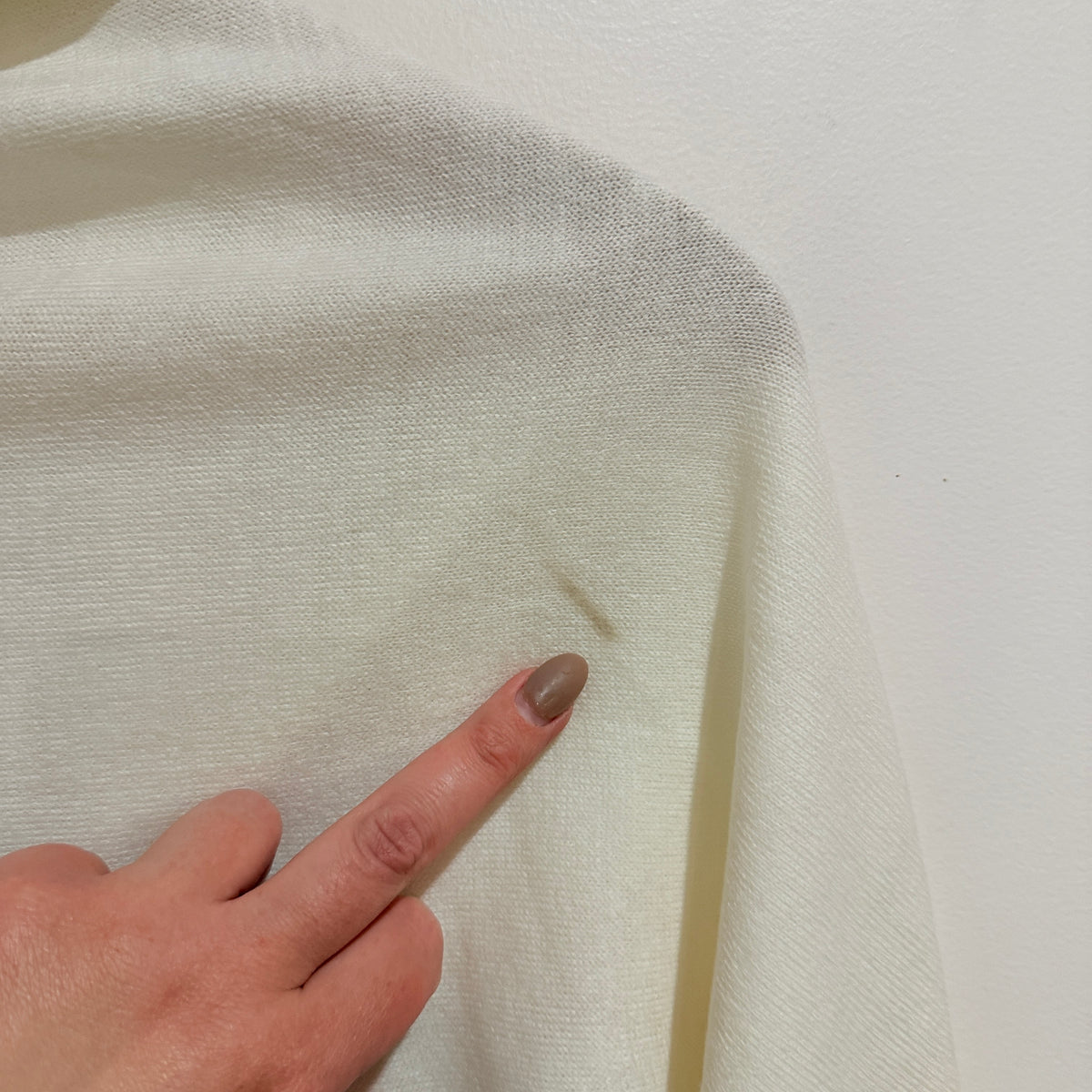 Cream and Tan Ombre Knit Poncho