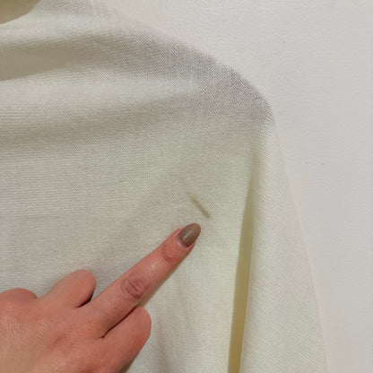 Cream and Tan Ombre Knit Poncho