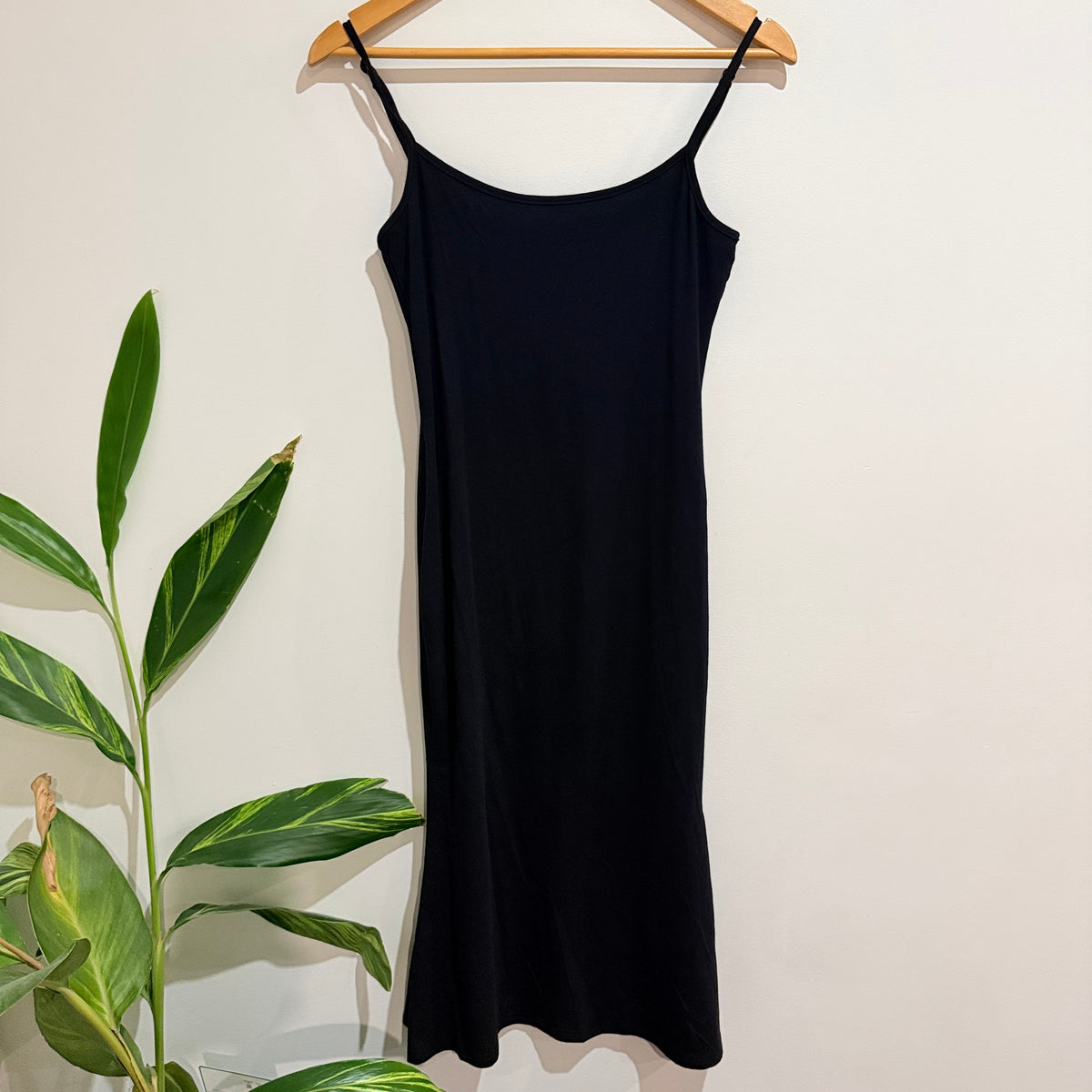 Black Slip Dress - 38cm u/arm
