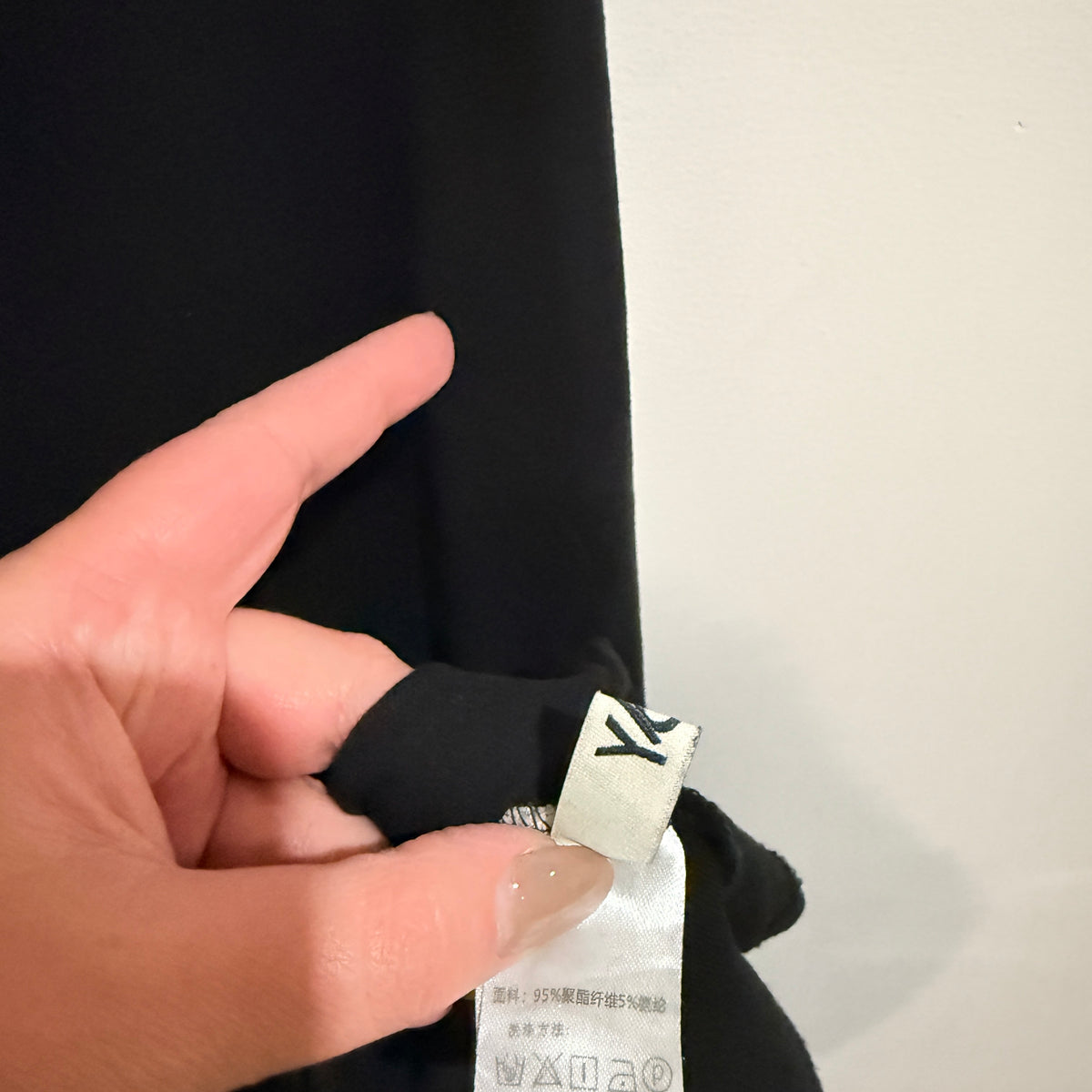 Black Slip Dress - 38cm u/arm