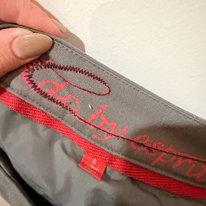 edc by Esprit Grey Navy and Red Stripe Skirt Size 8