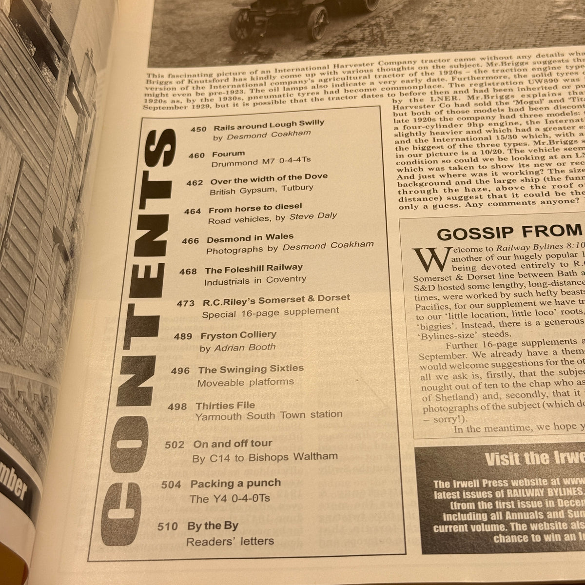 Railway Bylines Volume 8, Issue 10 by Martin Smith