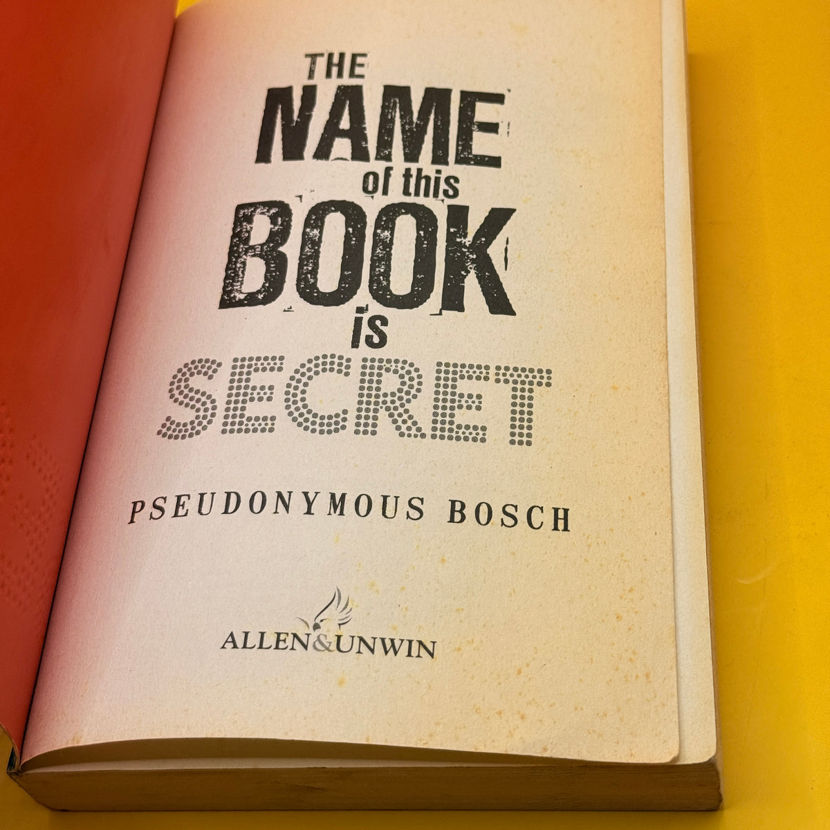 The Name of This Book Is Secret by Pseudonymous Bosch