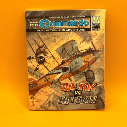 Commando No. 5841: The Fox vs The Lion by DC Thomson