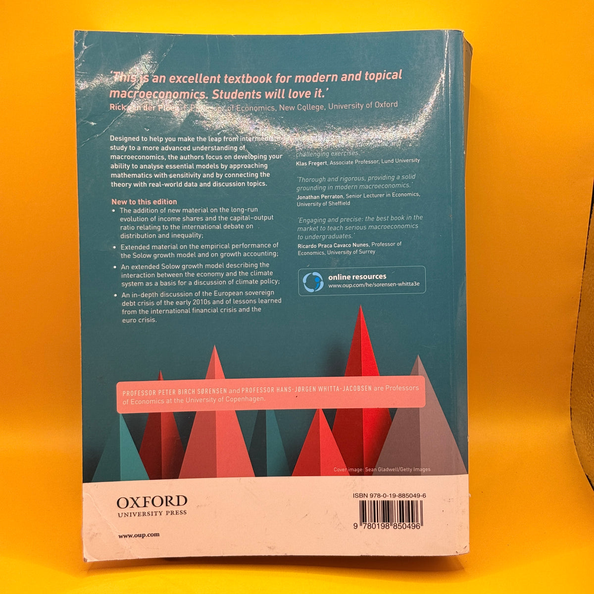 Introducing Advanced Macroeconomics by Peter Birch Sørensen and Hans Jørgen Whitta-Jacobsen