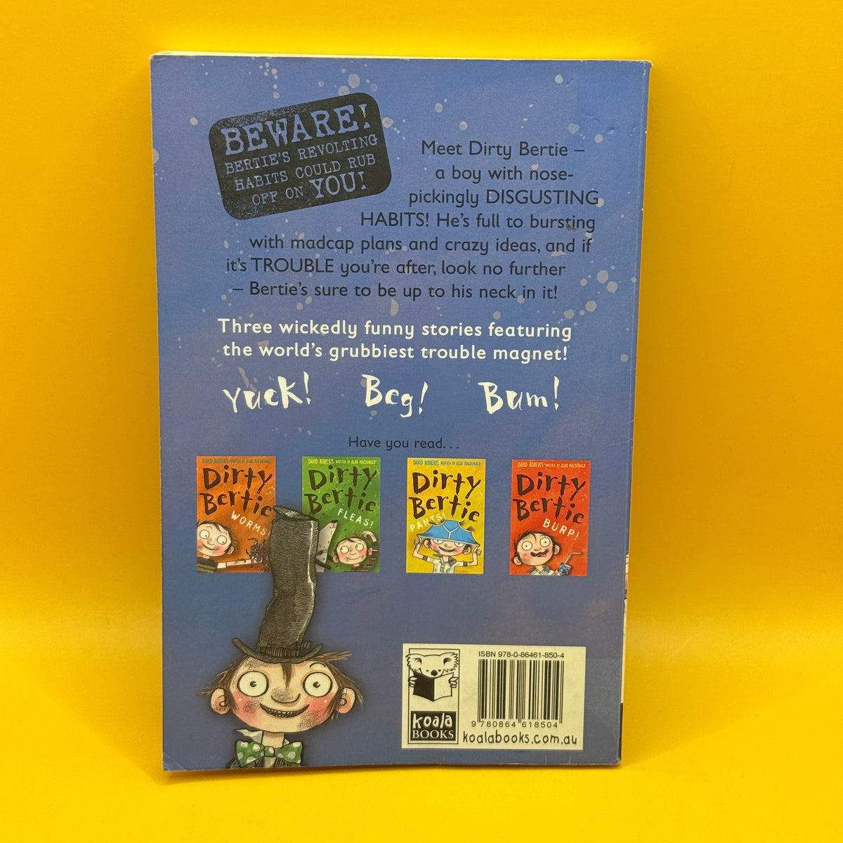 Dirty Bertie: Yuck! by Alan MacDonald and David Roberts