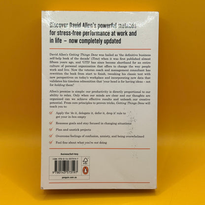 Getting Things Done: The Art of Stress-Free Productivity by David Allen
