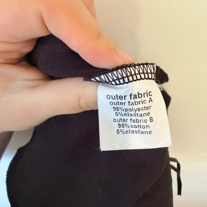 Pretty Basic by Augustine Black Drop Crotch Joggers Size 8