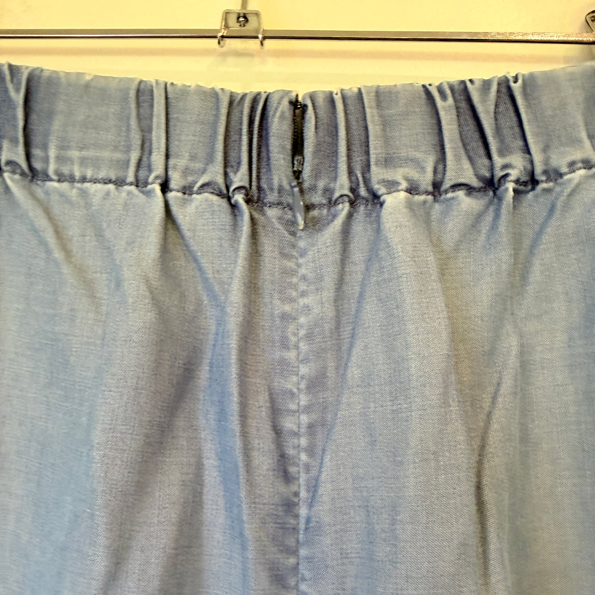 Mesop Blue Chambray Skirt - 74cm waist
