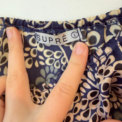 Supré Blue Print Camisole Size L