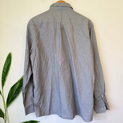 Arrow Grey Cotton Shirt Size 44 / 17