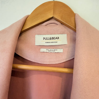 Pull&Bear Dusty Pink Longline Blazer Size M