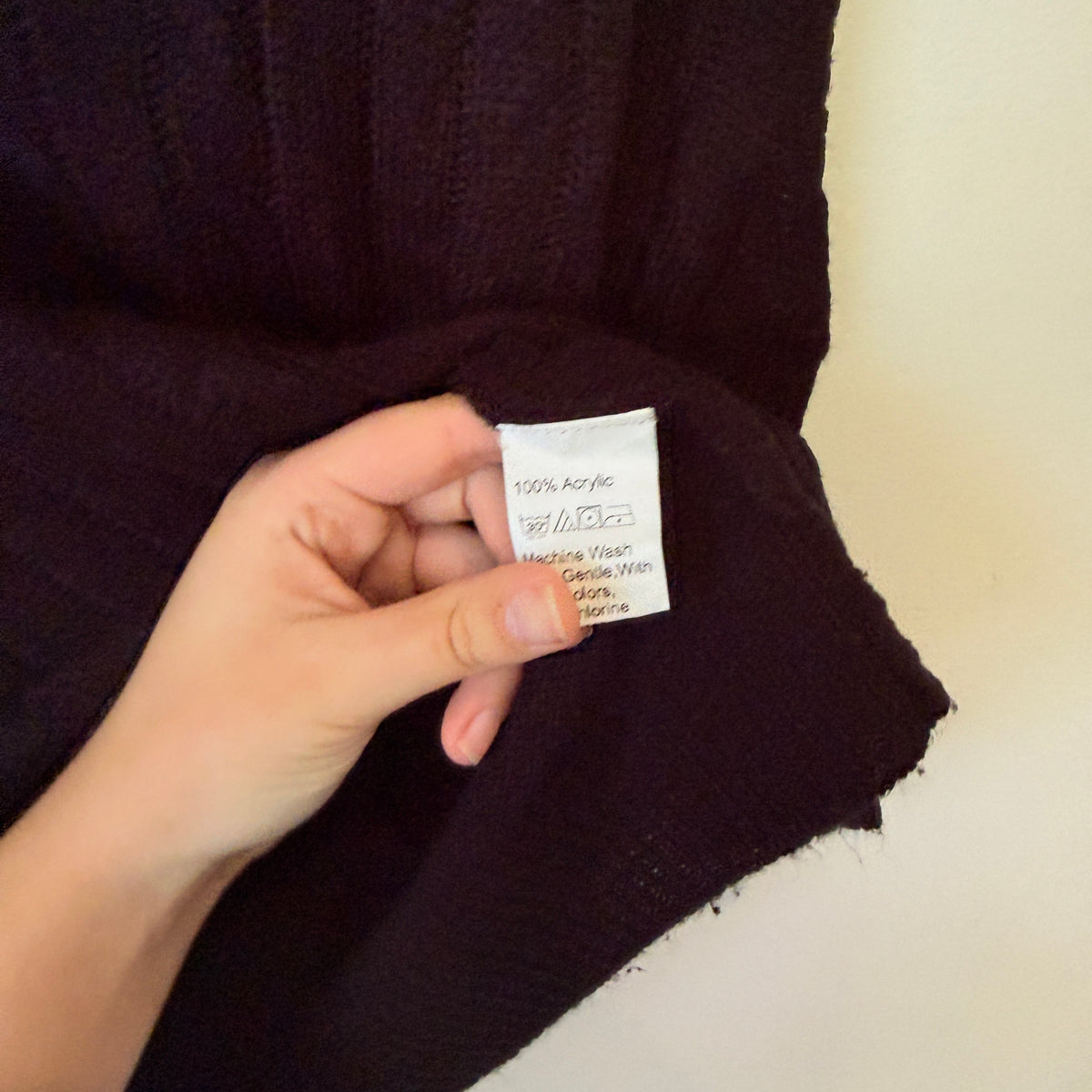 SHEIN Black Cable Knit Vest Size L