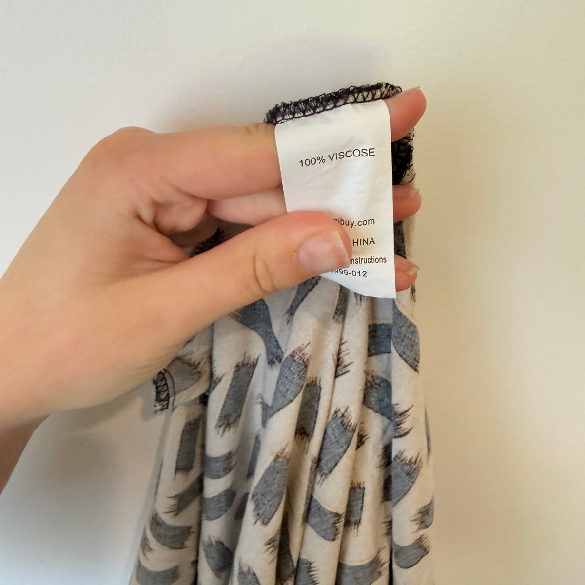 Capture Beige and Black Print Midi Dress - 54cm u/arm