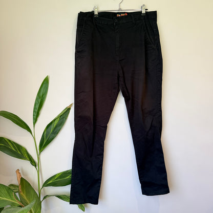 Park Black Chino Pants Size 32