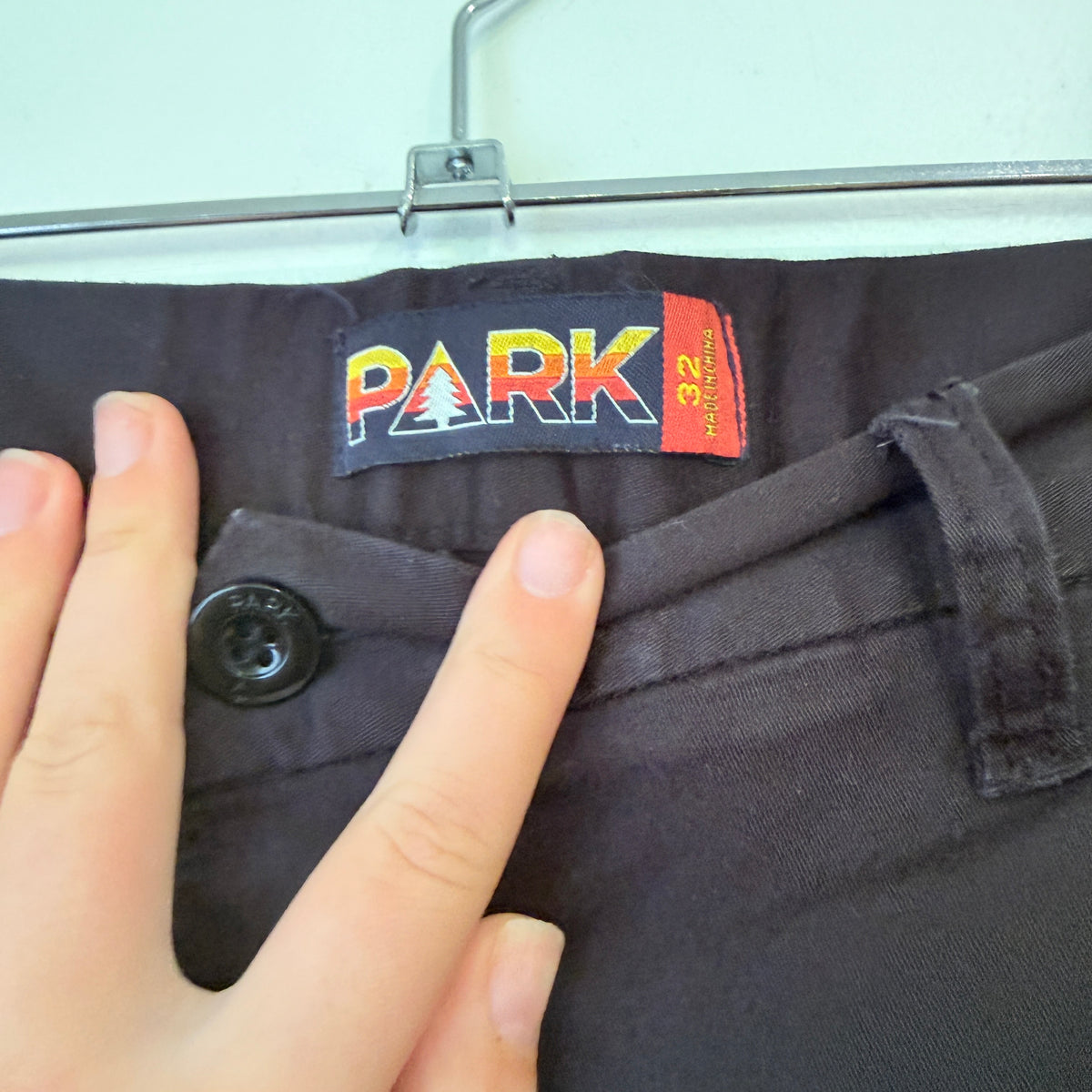 Park Black Chino Pants Size 32