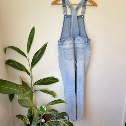 Switch Girls Light Wash Denim Dungarees Size 12