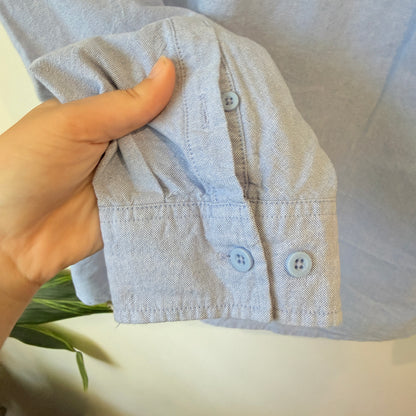 Mr Simple Light Blue Oxford Shirt Size XL
