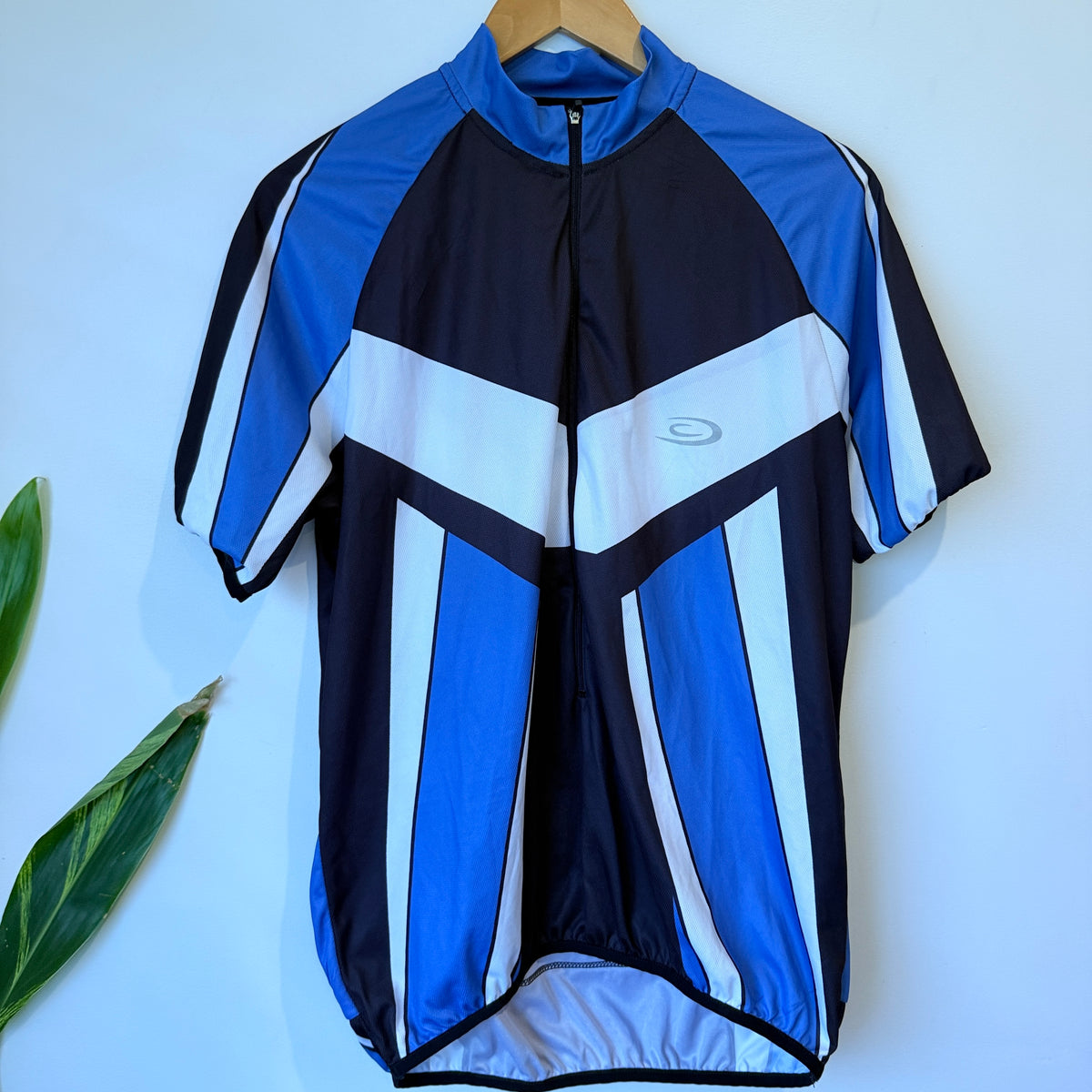 Crane Sport Blue and Navy Cycling Jersey Size XL
