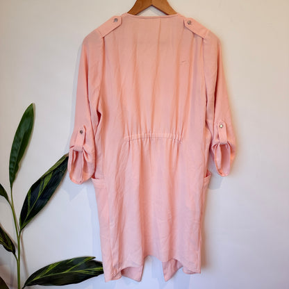 Wallis Petite Blush Pink Waterfall Jacket Size 10