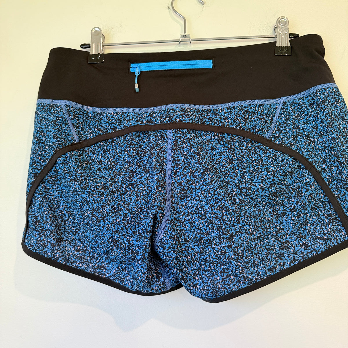 Lululemon Blue Speckle Running Shorts Size 6