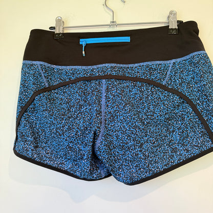 Lululemon Blue Speckle Running Shorts Size 6