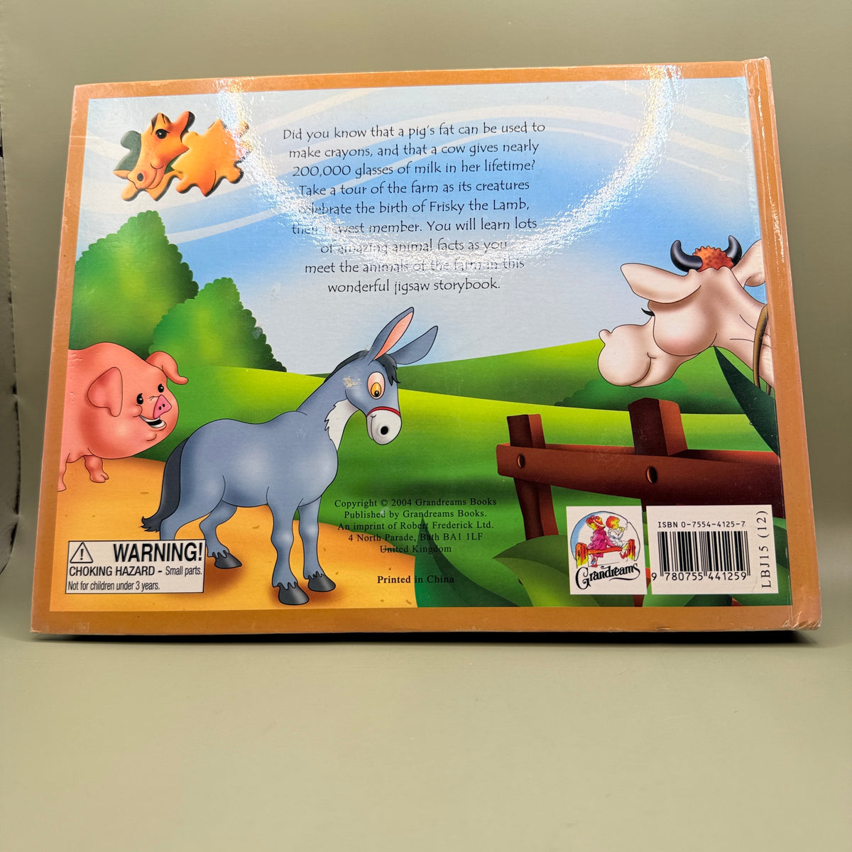 A Fun-to-Learn Jigsaw Book: On the Farm