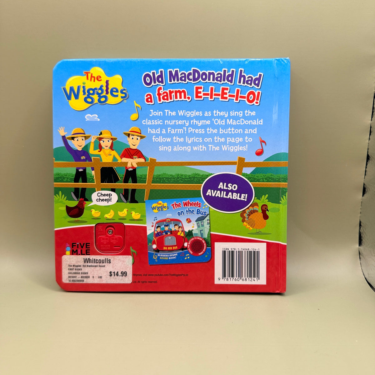 The Wiggles Old MacDonald Had a Farm – Nursery Rhyme Sound Book