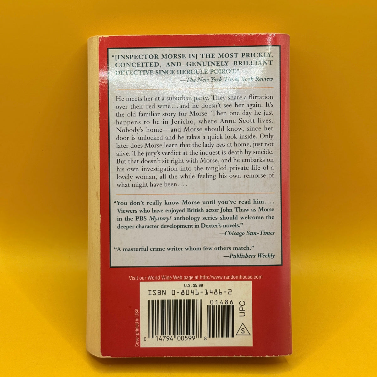 The Dead of Jericho by Colin Dexter